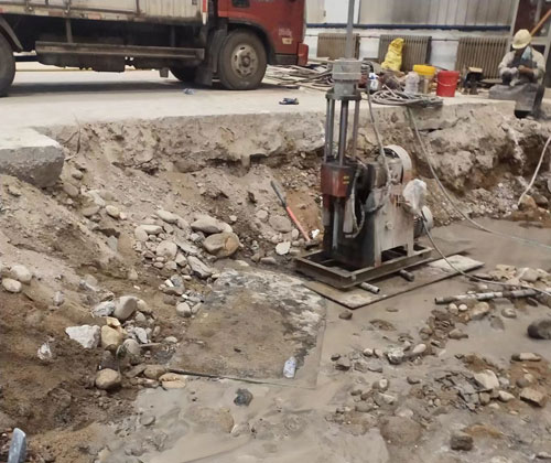 江孜公路下沉压浆